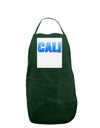 Cali Ocean Bubbles Panel Dark Adult Apron by TooLoud-Bib Apron-TooLoud-Hunter-One-Size-Davson Sales