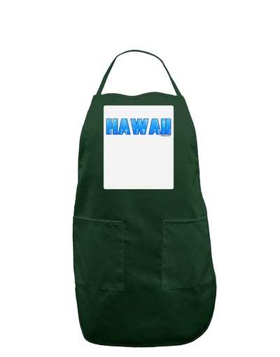 Hawaii Ocean Bubbles Panel Dark Adult Apron by TooLoud-Bib Apron-TooLoud-Hunter-One-Size-Davson Sales