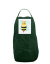 Cute Bee Panel Dark Adult Apron-Bib Apron-TooLoud-Hunter-One-Size-Davson Sales