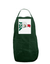 Hecho en Mexico Eagle Symbol - Mexican Flag Panel Dark Adult Apron by TooLoud-Bib Apron-TooLoud-Hunter-One-Size-Davson Sales