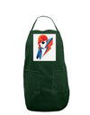 The Glam Rebel Panel Dark Adult Apron-Bib Apron-TooLoud-Hunter-One-Size-Davson Sales