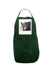 Staring Black Bear Panel Dark Adult Apron-Bib Apron-TooLoud-Hunter-One-Size-Davson Sales