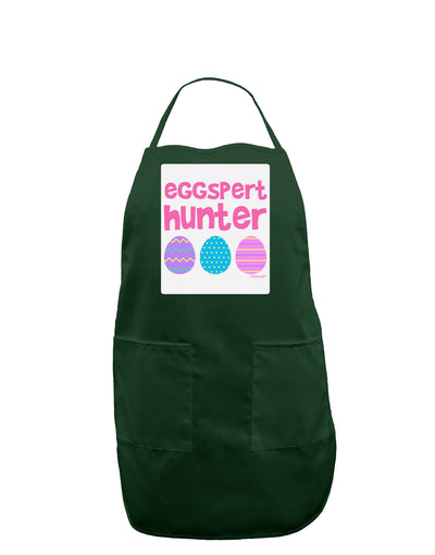 TooLoud Eggspert Hunter - Easter - Pink Panel Dark Adult Apron-Bib Apron-TooLoud-Hunter-One-Size-Davson Sales