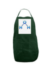 Water Molecule Panel Dark Adult Apron by TooLoud-Bib Apron-TooLoud-Hunter-One-Size-Davson Sales