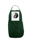 TooLoud Yin Yang Chicken Panel Dark Adult Apron-Bib Apron-TooLoud-Hunter-One-Size-Davson Sales