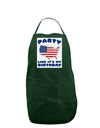 Party Like It's My Birthday - 4th of July Panel Dark Adult Apron-Bib Apron-TooLoud-Hunter-One-Size-Davson Sales