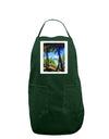 TooLoud Tropical Skyline Panel Dark Adult Apron-Bib Apron-TooLoud-Hunter-One-Size-Davson Sales