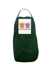 Cute PB and J Design - Made for Each Other Panel Dark Adult Apron by TooLoud-Bib Apron-TooLoud-Hunter-One-Size-Davson Sales