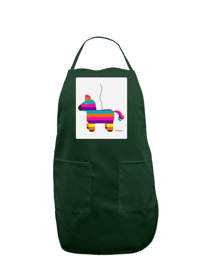 Colorful Hanging Pinata Design Panel Dark Adult Apron by TooLoud-Bib Apron-TooLoud-Hunter-One-Size-Davson Sales