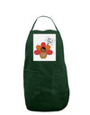 Thanksgiving Turkey in Disguise Panel Dark Adult Apron by TooLoud-Bib Apron-TooLoud-Hunter-One-Size-Davson Sales