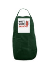 TooLoud What's Shakin' Bacon Panel Dark Adult Apron-Bib Apron-TooLoud-Hunter-One-Size-Davson Sales