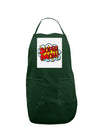 Super Mom - Superhero Comic Style Panel Dark Adult Apron-Bib Apron-TooLoud-Hunter-One-Size-Davson Sales