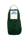 Tech Support Logo Panel Dark Adult Apron-Bib Apron-TooLoud-Hunter-One-Size-Davson Sales