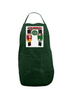 Whats Crackin - Deez Nuts Panel Dark Adult Apron by-Bib Apron-TooLoud-Hunter-One-Size-Davson Sales