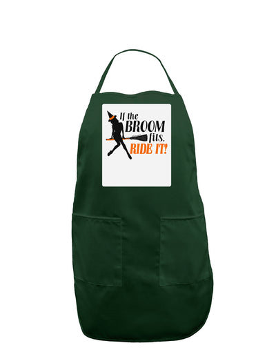 Ride It Orange Panel Dark Adult Apron-Bib Apron-TooLoud-Hunter-One-Size-Davson Sales