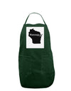 Wisconsin - United States Shape Panel Dark Adult Apron-Bib Apron-TooLoud-Hunter-One-Size-Davson Sales