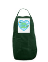 Happy Mother's Day Mommy - Blue Panel Dark Adult Apron by TooLoud-Bib Apron-TooLoud-Hunter-One-Size-Davson Sales