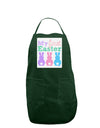My First Easter - Three Bunnies Panel Dark Adult Apron by TooLoud-Bib Apron-TooLoud-Hunter-One-Size-Davson Sales