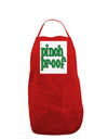 Pinch Proof - St. Patrick's Day Panel Dark Adult Apron by TooLoud-Bib Apron-TooLoud-Red-One-Size-Davson Sales