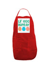 Lil' Egg Hunter - Easter - Green Panel Dark Adult Apron by TooLoud-Bib Apron-TooLoud-Red-One-Size-Davson Sales