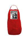 UFO Sighting - Extraterrestrial Panel Dark Adult Apron by TooLoud-Bib Apron-TooLoud-Red-One-Size-Davson Sales