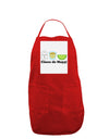 Cinco de Mayo Design - Salt Tequila Lime Panel Dark Adult Apron by TooLoud-Bib Apron-TooLoud-Red-One-Size-Davson Sales