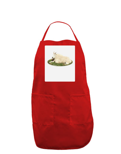 Ram Cutout Panel Dark Adult Apron-Bib Apron-TooLoud-Red-One-Size-Davson Sales