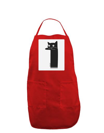 Tacgnol - Internet Humor Panel Dark Adult Apron by TooLoud-Bib Apron-TooLoud-Red-One-Size-Davson Sales