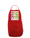 Throw Me The Beads - Mardi Gras Panel Dark Adult Apron by TooLoud-Bib Apron-TooLoud-Red-One-Size-Davson Sales