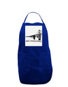 Bay Bridge Cutout Design - San Francisco Panel Dark Adult Apron by TooLoud-TooLoud-Royal Blue-One-Size-Davson Sales