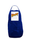 Onomatopoeia BAMM Panel Dark Adult Apron-Bib Apron-TooLoud-Royal Blue-One-Size-Davson Sales