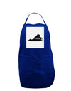 Virginia - United States Shape Panel Dark Adult Apron by TooLoud-Bib Apron-TooLoud-Royal Blue-One-Size-Davson Sales