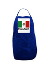 Mexcellent - Mexican Flag Panel Dark Adult Apron-Bib Apron-TooLoud-Royal Blue-One-Size-Davson Sales