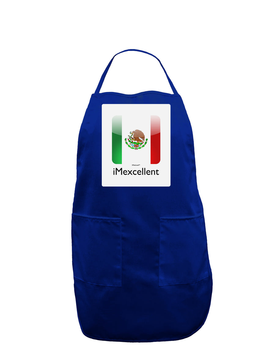 iMexcellent Icon - Cinco de Mayo Panel Dark Adult Apron-Bib Apron-TooLoud-Black-One-Size-Davson Sales