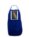 Rainbow Feather Panel Dark Adult Apron-Bib Apron-TooLoud-Royal Blue-One-Size-Davson Sales