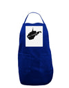 West Virginia - United States Shape Panel Dark Adult Apron-Bib Apron-TooLoud-Royal Blue-One-Size-Davson Sales