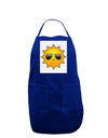 Sun With Sunglasses Panel Dark Adult Apron-Bib Apron-TooLoud-Royal Blue-One-Size-Davson Sales