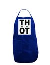 THOT Too Hot Panel Dark Adult Apron-Bib Apron-TooLoud-Royal Blue-One-Size-Davson Sales