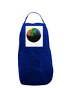 Rainbow Moon Panel Dark Adult Apron-Bib Apron-TooLoud-Royal Blue-One-Size-Davson Sales