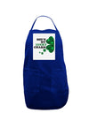 She's My Lucky Charm - Left Panel Dark Adult Apron-Bib Apron-TooLoud-Royal Blue-One-Size-Davson Sales