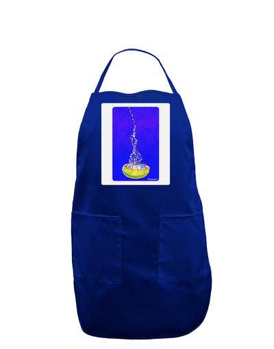 Solo Jellyfish Watercolor Panel Dark Adult Apron-Bib Apron-TooLoud-Royal Blue-One-Size-Davson Sales