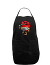 Tattoo Heart Grandpa Dark Adult Apron-Bib Apron-TooLoud-Black-One-Size-Davson Sales