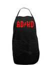 ADHD Lightning Bolt Rockstar Dark Adult Apron-Bib Apron-TooLoud-Black-One-Size-Davson Sales