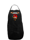 Tattoo Heart I Love My Grandma Dark Adult Apron-Bib Apron-TooLoud-Black-One-Size-Davson Sales