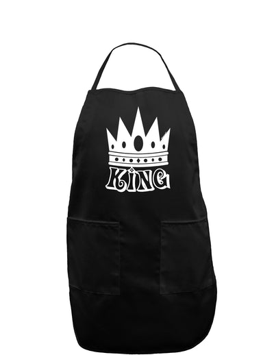 King Dark Adult Apron-Bib Apron-TooLoud-Black-One-Size-Davson Sales