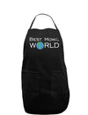 Best Mom in the World Dark Adult Apron-Bib Apron-TooLoud-Black-One-Size-Davson Sales