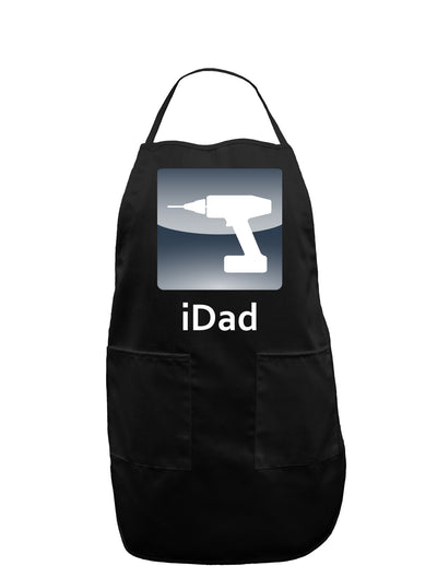 iDad Drill Dark Adult Apron-Bib Apron-TooLoud-Black-One-Size-Davson Sales