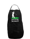 Drive It Like You Stole It Dark Adult Apron-Bib Apron-TooLoud-Black-One-Size-Davson Sales