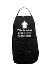 This is What a Cool Dad Looks Like Dark Adult Apron-Bib Apron-TooLoud-Black-One-Size-Davson Sales