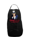 Uncle Sam Proud to be an American Dark Adult Apron-Bib Apron-TooLoud-Black-One-Size-Davson Sales